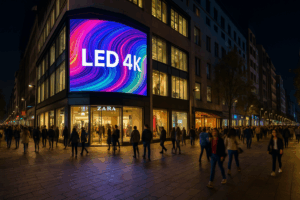 pantalla LED 4K en zona peatonal México