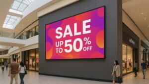 videowall LED interior centro comercial México