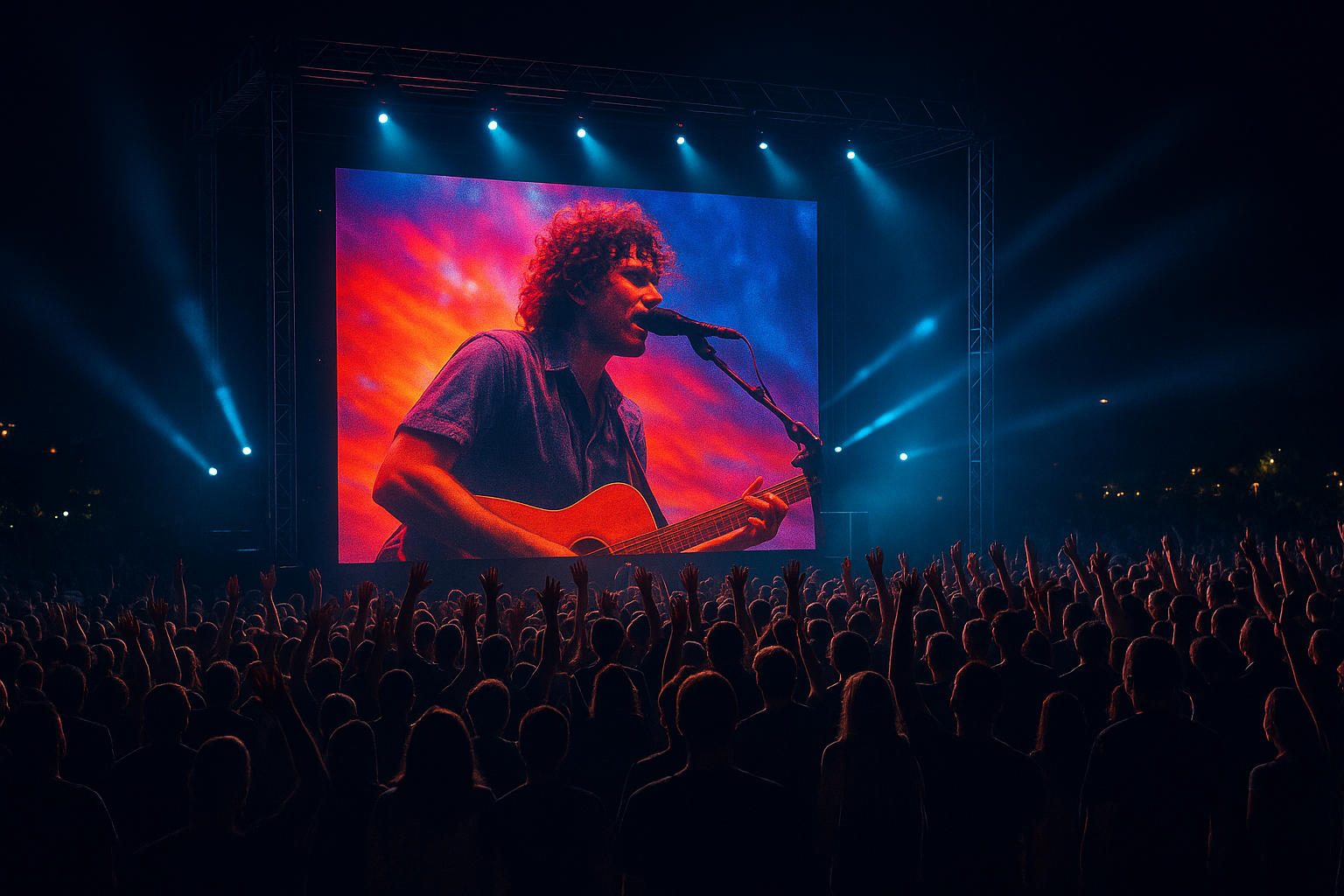 Renta de pantalla LED para eventos al aire libre costo por día