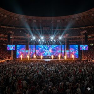 pantalla LED conciertos estadio México
