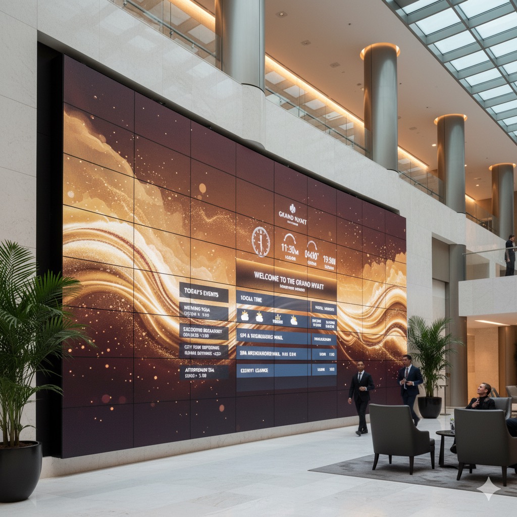 Cotizar pantalla LED para hotel diseño personalizado precios