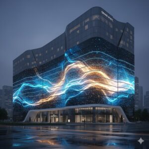 pantalla led fachada hotel diseño personalizado