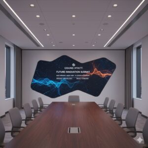 pantalla led hotel sala de conferencias