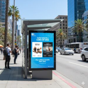 pantalla LED para marquesinas de autobús precio por unidad instalada