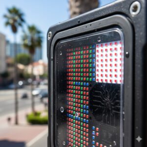 durabilidad de pantalla LED al sol