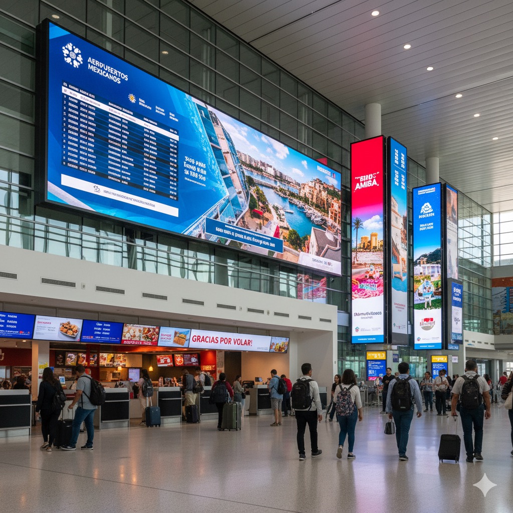 Pantalla LED para aeropuerto o estación precios de venta e instalación