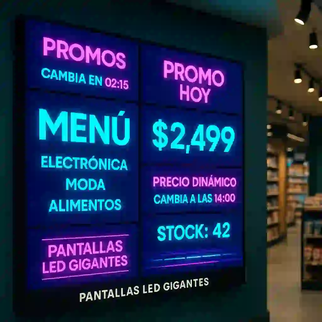 proveedores de videowall para retail en México