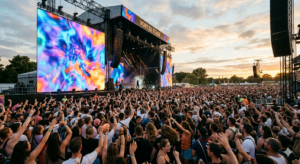 pantalla LED exterior concierto alta luminosidad