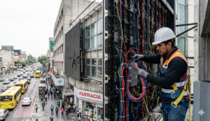 instalacion profesional pantalla LED gigante proveedor confiable Mexico